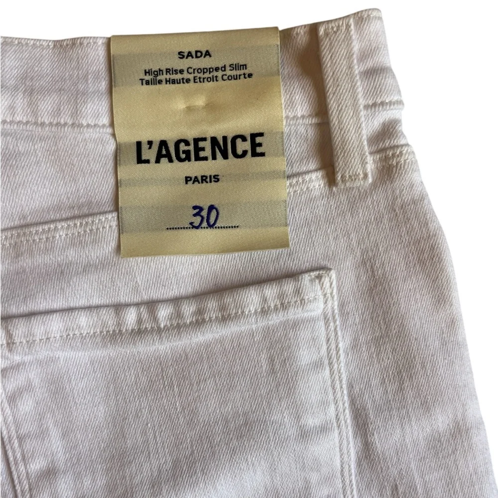 NWT L’Agence Sada Cropped Jeans - Picture 6 of 7